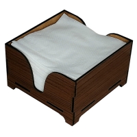 Т-8 Салфетница квадратная "Орех" (24)