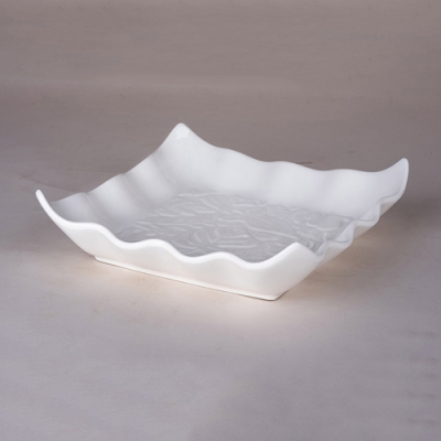 Тарелка десертная 20х20см, ф.квадрат 9006