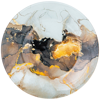 Тарелка обеденная коллекция "Marble" 25 см мал.уп. = 6 шт. 198-237