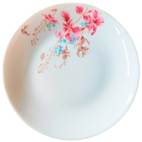 Тарелка плоская 19 см JEWEL 7288 (стеклокерамика) (ПС0042-48)