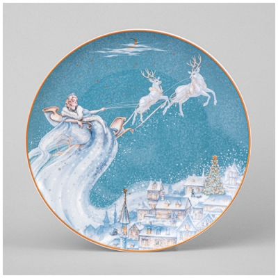 Тарелка закусочная lefard "Снежная королева" 20,5 см 590-633