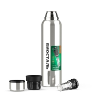 Термос "BIOSTAL-ОХОТА" у/г NBR-1600Z, 2 чашки, пробка с ситечком БИОСТАЛЬ Термос "BIOSTAL-ОХОТА" у/г NBR-1600Z, 2 чашки, пробка с ситечком БИОСТАЛЬ