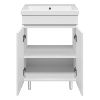 Тумба Sun&Aqua Енисей-60 (2 двери) белый (под умывальник Como-60)