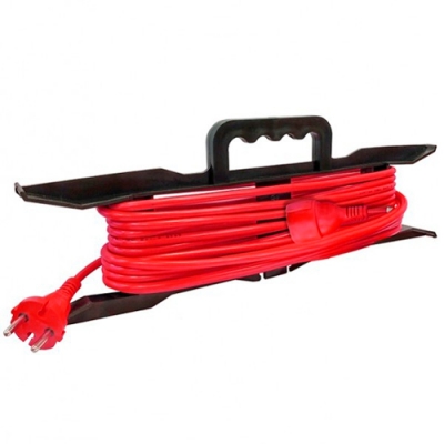 Удлинитель-шнур на рамке "DOMTOK" ПВС 2*1, 2,2кВт, б/з 10м (2473)