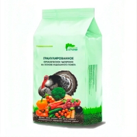 Удобрение гранулированное органическое на основе индюшиного помета 10кг Удобрение гранулированное органическое на основе индюшиного помета 10кг