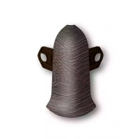 Угол наружний (внешний) с крепежом для плинтуса "Идеал Классик" (55 ММ) 303 Венге темный