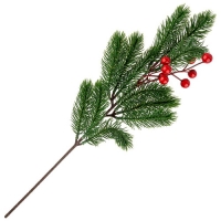 Украшение декоративное Волшебная страна Ветка с ягодами 47 см 110600 Украшение декоративное Волшебная страна Ветка с ягодами 47 см 110600
