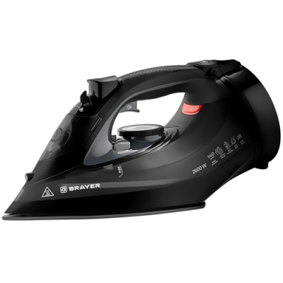 Утюг BRAYER 4015BR, 2400Вт, керамич, пар 140г/мин, антикапля, беспровод, 300мл, верт.отпарив. Утюг BRAYER 4015BR, 2400Вт, керамич, пар 140г/мин, антикапля, беспровод, 300мл, верт.отпарив.