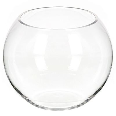 Ваза стекло, настольная, 23 см, Шар, Y6-10103 (462531)