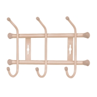Вешалка настенная 285х180х67мм (3 крючка) бежевый металлик ВН3/БЖ Вешалка настенная 285х180х67мм (3 крючка) бежевый металлик ВН3/БЖ