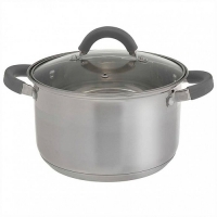 WEBBER BE-358/2 Кастрюля из нерж стали со стеклянной крышкой (d=20; 4,0л) (6) WEBBER BE-358/2 Кастрюля из нерж стали со стеклянной крышкой (d=20; 4,0л) (6)