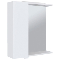 Зеркальный шкаф АГАТА 55 с подсветкой , левое