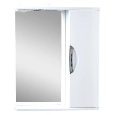 Зеркальный шкаф Emmy Милли 50 с подсветкой, правое