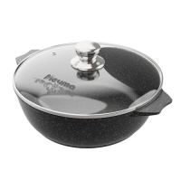 Жаровня индукционная 4л (28 см) АП Гранит black Induction Pro арт.34802И Жаровня индукционная 4л (28 см) АП Гранит black Induction Pro арт.34802И