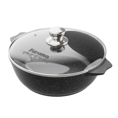 Жаровня индукционная 4л (28 см) АП Гранит black Induction Pro арт.34802И