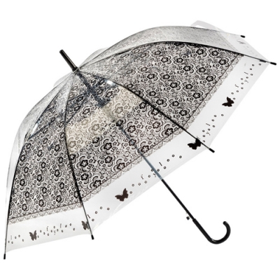 Зонт-трость полуавтоматический BASIC, 90 см (ЭВА), цвет: черный арт.107775