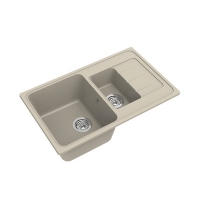 Мойка EWIGSTEIN Elegant 80D 780*480 2 чаши (темно-бежевый)