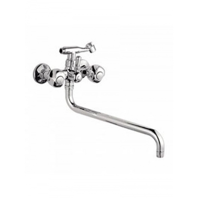 2626 Смеситель Ванна LEDEME 1/2 м/к длин нос