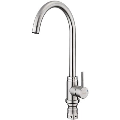 41899-1 Смеситель Кухня шар d35 боковая ручка Frap НЕРЖАВЕЙКА 41899-1 Смеситель Кухня шар d35 боковая ручка Frap НЕРЖАВЕЙКА