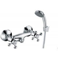 DR54055 Смеситель двуручный для душа, хром