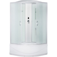 Душ. кабина ER3510TP-C3-RUS 100*100**215см,зад.ст. бел.ст. мат.4 мм выс. под.без г/м., проф.хром. 3к. Душ. кабина ER3510TP-C3-RUS 100*100**215см,зад.ст. бел.ст. мат.4 мм выс. под.без г/м., проф.хром. 3к.