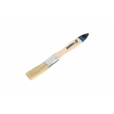Кисть плоская ТУНДРА, натуральная щетина, деревянная рукоятка, 3/4", 20 мм 5239762