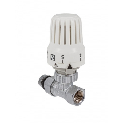 Клапан VALTEC с термостатич. головкой, для радиатора, прямой 1/2" (VT.048.N.04)