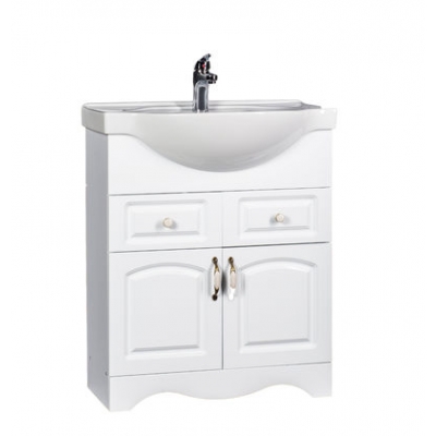 Подстолье "Лаура -70" 2дв.,2ящ. (белый) под ум."ЭРИКА 70" 670х800х316