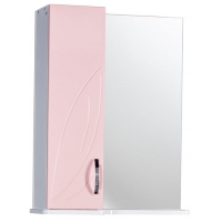 Зеркало-шкаф "Весна 60" левый (розовый) 570*717*230