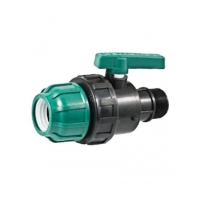 Кран шаровый 63х1 1/2" ш/ц ПЭ poel-san