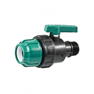 Кран шаровый 63х1 1/2" ш/ц ПЭ poel-san