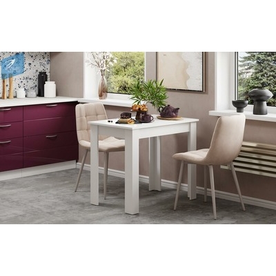 ЛАЙТ Стол обеденный СТ-001 Корпус - Белый (Гладкий) НФ-629 (1 место) ЛАЙТ Стол обеденный СТ-001 Корпус - Белый (Гладкий) НФ-629 (1 место)