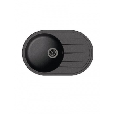 Мойка EWIGSTEIN Elegant R50F 762*480 чаша +крыло (черный) Мойка EWIGSTEIN Elegant R50F 762*480 чаша +крыло (черный)