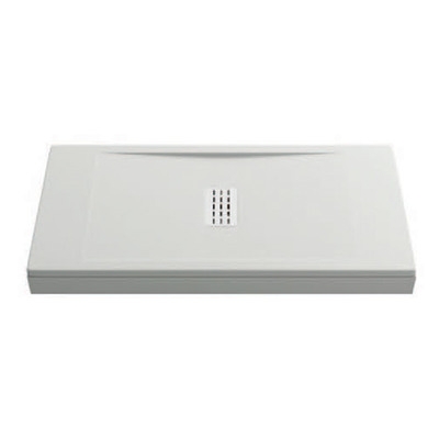 Поддон FLOW мрамор 120х80 БЕЛЫЙ (без автослива) ЛП00061