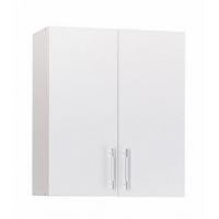 Шкаф для посуды 80 белый металлик фасад МДФ