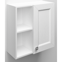 Шкаф "Гранд -50/60" с нишей сбоку (белый ясень Софт) 500х600х200