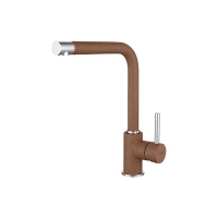 Смеситель Кухня GRANFEST d=35 боковой Г - образный (3651) (терракот)