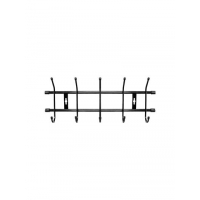 Вешалка настенная 484*188мм (5 крючков) ЧЕРНЫЙ г. Ижевск Арт. ВН5 Вешалка настенная 484*188мм (5 крючков) ЧЕРНЫЙ г. Ижевск Арт. ВН5