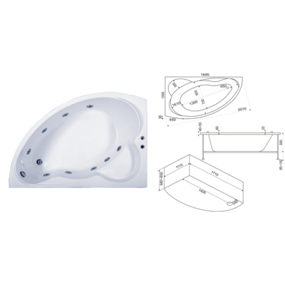 Каркас для ванны Лагуна БАЗ (без комплекта для сборки) К00019