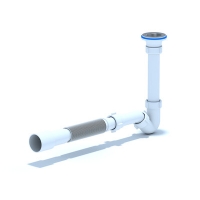 BD1016 Сифон Ани 1 1/4"*32 для биде с трубой 32*40/50