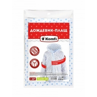 Дождевик горох EVA с капюшоном (на кнопках) Komfi/50 EVA01GO