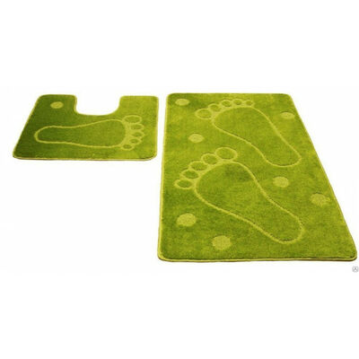 Коврик д/ванны 2 предм. ZALEL 55х85 св.зеленый Турция