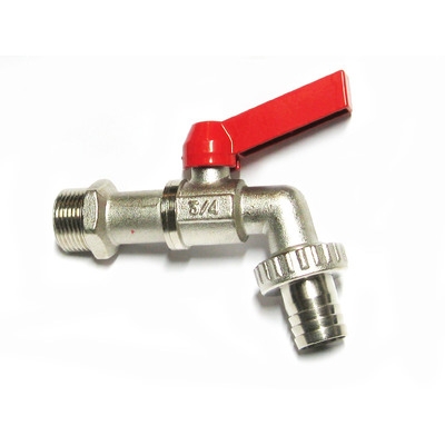 Кран вода VALTEC 3/4" с носиком (VT.051) Кран вода VALTEC 3/4" с носиком (VT.051)