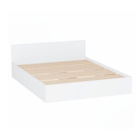 МС Мори Кровать КРМ 1600.1 Белый (2 места)