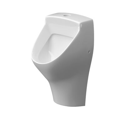 Писсуар "ЛАГО" в комплекте (сифон+кран нажим. AlcaPlast) КЕРАМИН