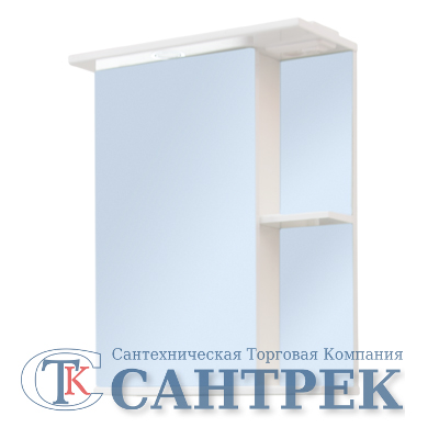 Зеркало-шкаф "Николь 500 С" левый (с подсветкой) 500*700*234 Зеркало-шкаф "Николь 500 С" левый (с подсветкой) 500*700*234