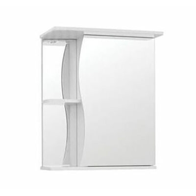 Зеркало-шкаф "Волна 650" правый (без освещения) 650*700*155