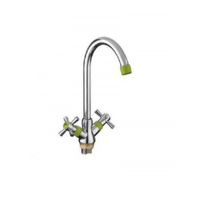 49118-6 Смеситель Кухня FRUD 1/2 м/к (зеленый) на гайке