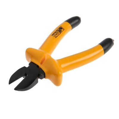 Бокорезы диэлектрические ТУНДРА, изолирующие рукоятки из резины, 160 мм 1532404 Бокорезы диэлектрические ТУНДРА, изолирующие рукоятки из резины, 160 мм 1532404