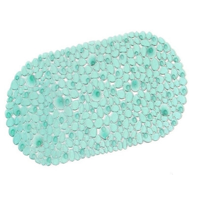 Коврик на присосках "КАМУШКИ" 69*36см зеленый BR-6936